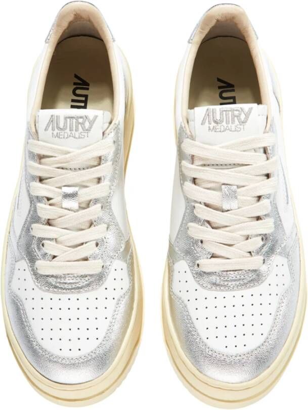 Autry Medalist Platform Sneakers White Dames