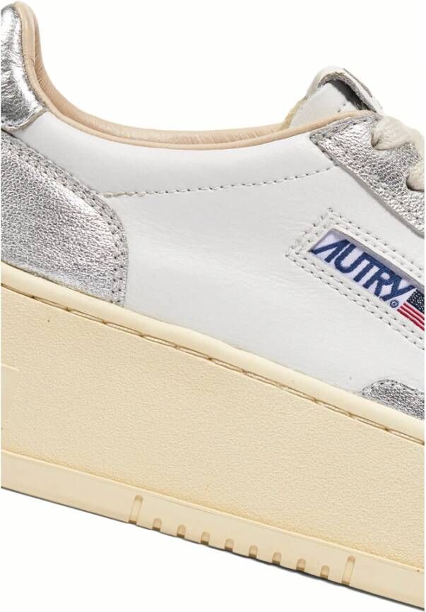 Autry Witte Platform Sneakers White Dames