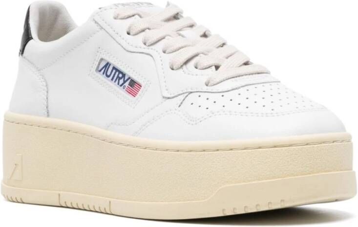 Autry Witte Platform Sneakers White Dames