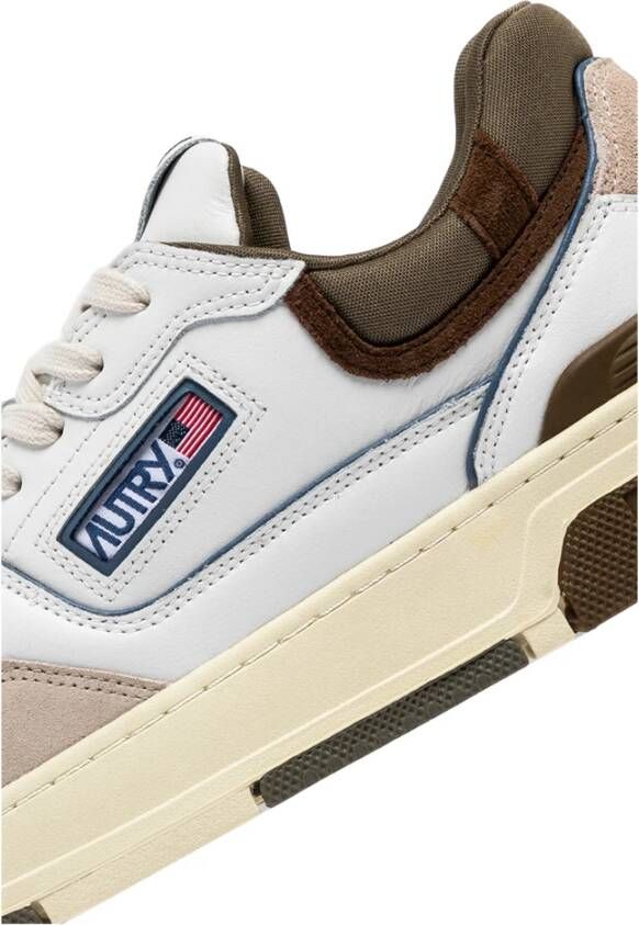 Autry Witte platte schoenen Urban stijl White Heren