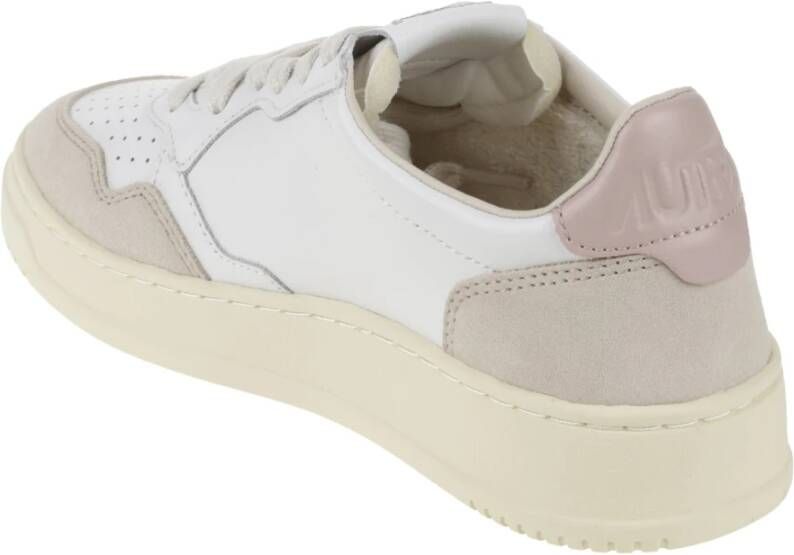 Autry Witte Platte Sneakers White Dames