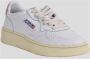 Autry Witte Leren Sneakers met Roze Accenten White Dames - Thumbnail 4