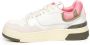 Autry Witte Roze Sneakers Leer Suède Mesh White Dames - Thumbnail 4