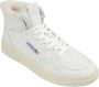 Autry Witte Shearling Mid-Top Sneakers White Heren - Thumbnail 2