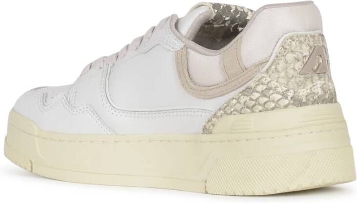 Autry Witte Sneakers CLC Laag Vrouwen White Dames