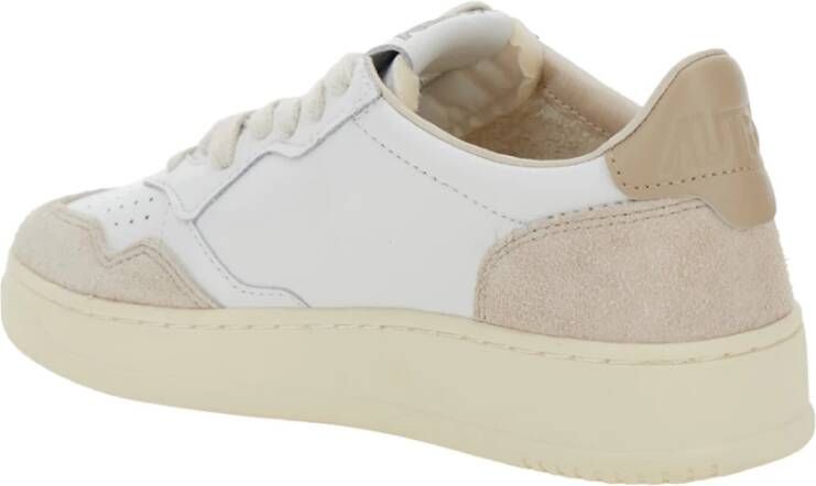 Autry Witte Sneakers Laag Medalist White Dames