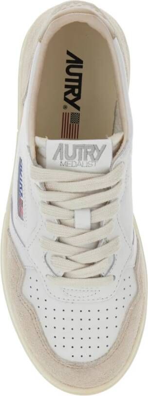 Autry Witte Sneakers Laag Medalist White Dames