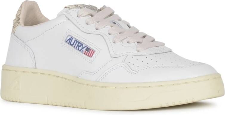 Autry Witte Sneakers Laag Medalist White Dames