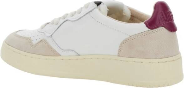 Autry Witte Sneakers Lage Medalist Stijl Multicolor Dames