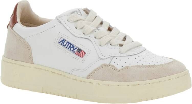 Autry Witte Sneakers Lage Medalist Stijl White Dames