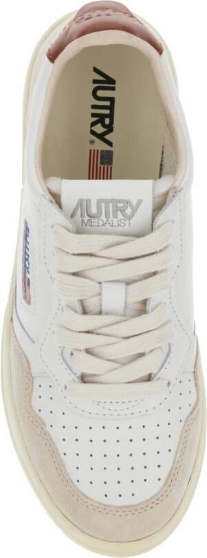 Autry Witte Sneakers Lage Medalist Stijl White Dames