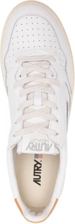 Autry Witte Sneakers met Amandel Teen White Heren