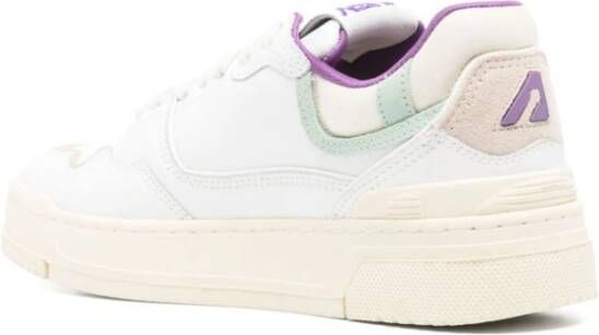 Autry Witte Sneakers met Borduurdetails White Dames