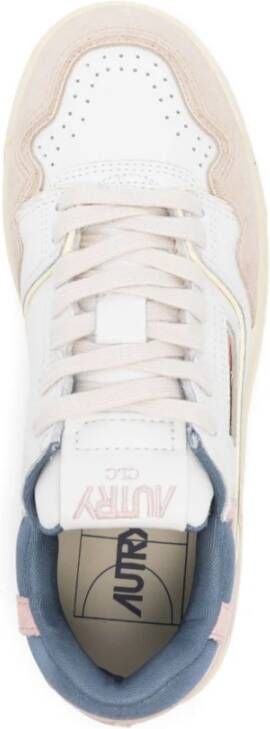 Autry Witte Sneakers met Borduurdetails White Dames