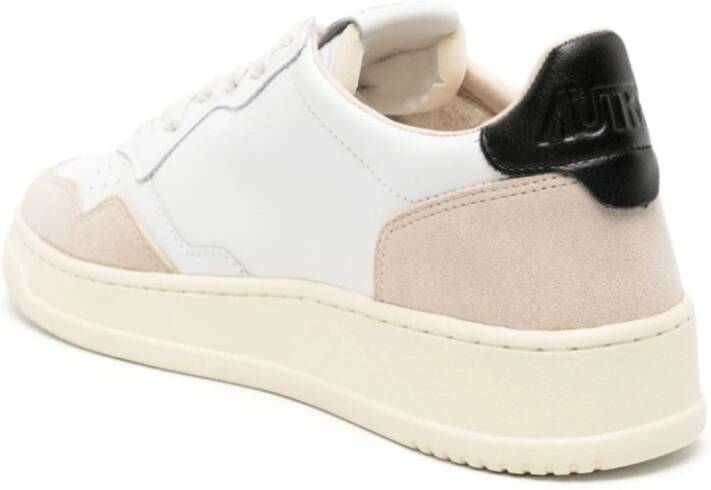 Autry Witte Sneakers met Color Block Design White Heren