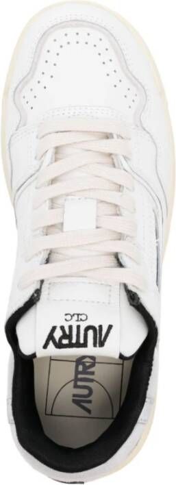 Autry Witte Sneakers met Dikke Zool White Dames