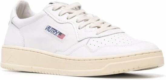 Autry Witte Sneakers met Geborduurd Logo White Heren