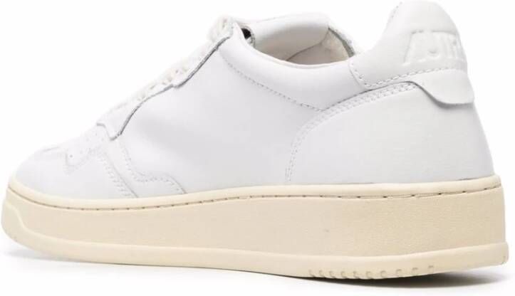 Autry Witte Sneakers met Geborduurd Logo White Heren