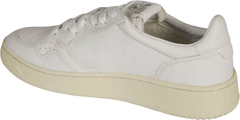 Autry Witte Sneakers met Geborduurd Logo White Heren