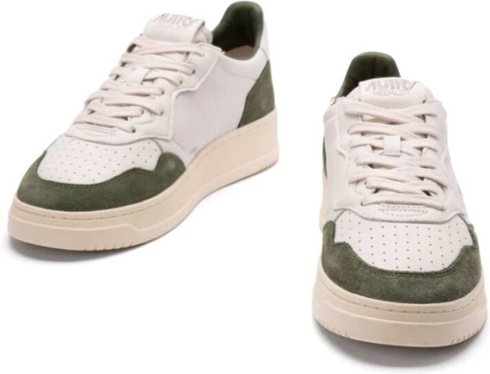 Autry Witte Sneakers met Geperforeerde Neus White Heren