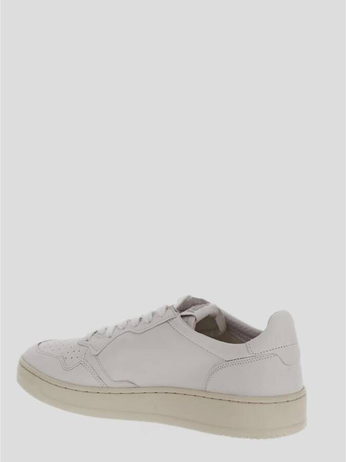 Autry Witte Sneakers met Gestikt Logo White Heren