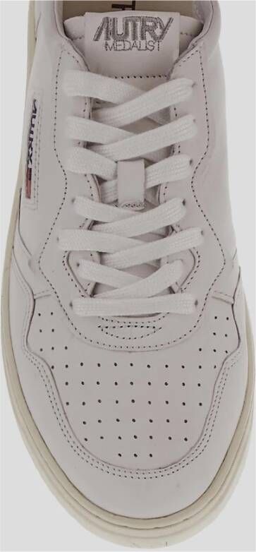 Autry Witte Sneakers met Gestikt Logo White Heren