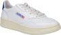 Autry Witte en Blauwe Medalist Low Sneakers White Dames - Thumbnail 7