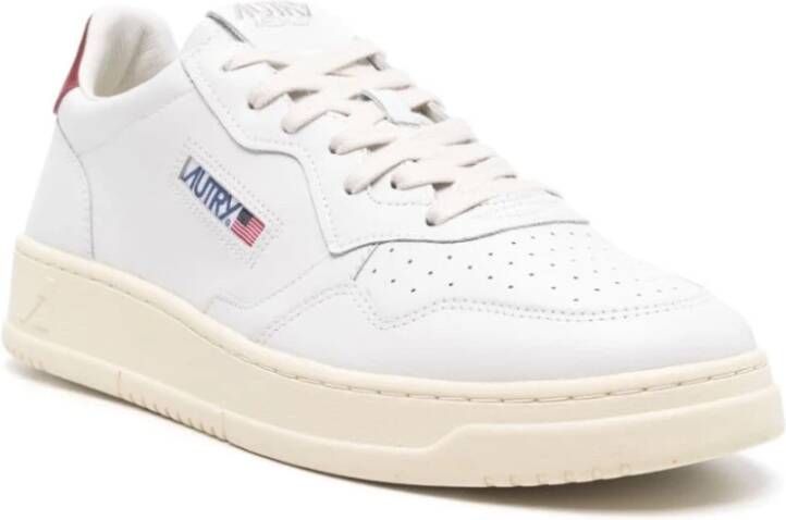 Autry Witte Sneakers met Logo Patch White Heren