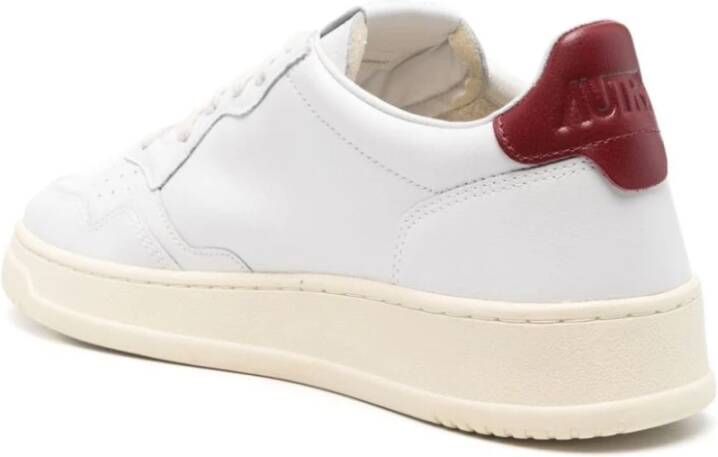 Autry Witte Sneakers met Logo Patch White Heren