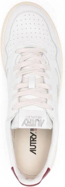 Autry Witte Sneakers met Logo Patch White Heren