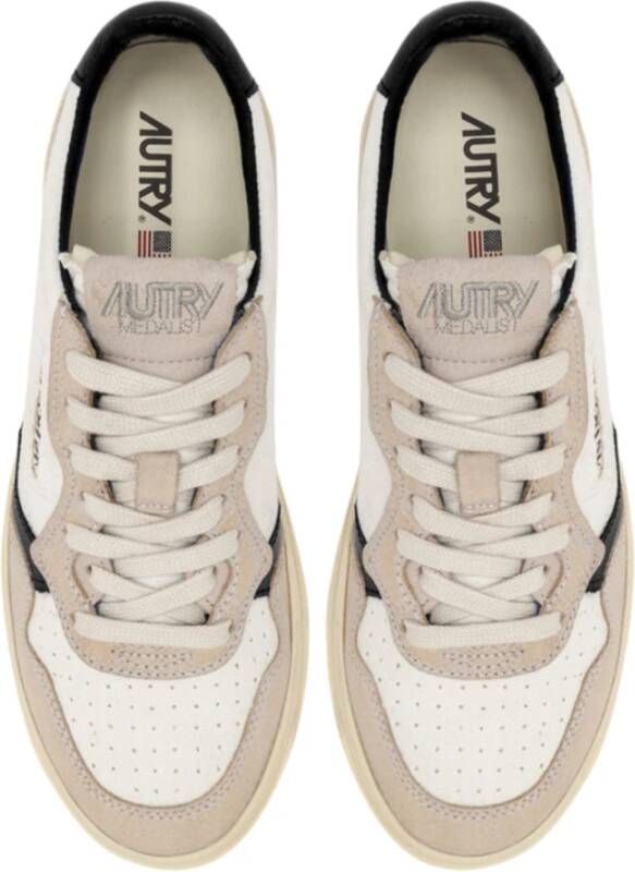 Autry Witte sneakers met Medalist-kenmerken White Heren