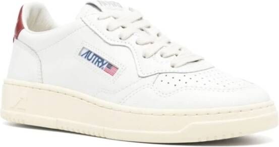 Autry Witte Sneakers met Paneeldesign White Dames