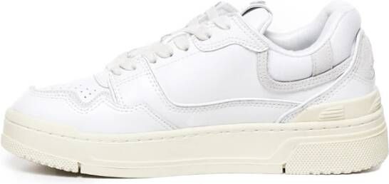 Autry Witte Sneakers met Suède Inzetstukken White Dames