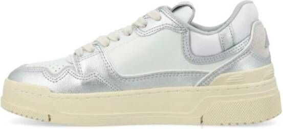 Autry Witte Sneakers met Zilver-Tone Design White Dames