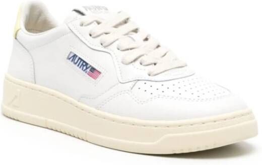 Autry Witte Sneakers Paneelontwerp Logopatch White Dames