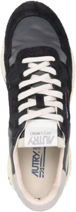 Autry Witte Sneakers Reelwind Bianco Black Heren