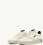 Autry Witte sneakers van gestructureerd leer met zwarte en bruine details White Heren - Thumbnail 2