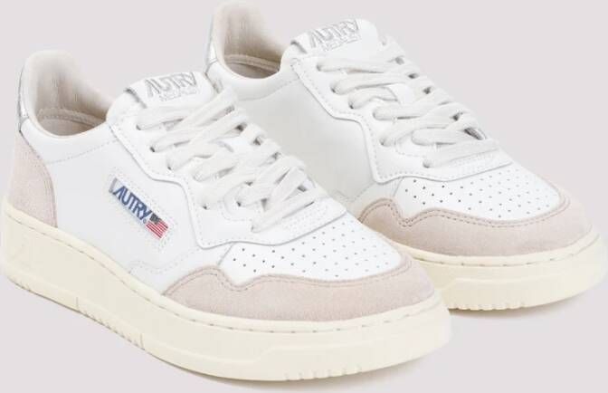 Autry Witte Leren Sneakers Stijlvol Ontwerp White Dames