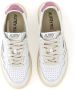 Autry Witte Mauve Lage Sneaker met Leren Tong White Dames - Thumbnail 12