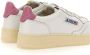 Autry Witte Mauve Lage Sneaker met Leren Tong White Dames - Thumbnail 14