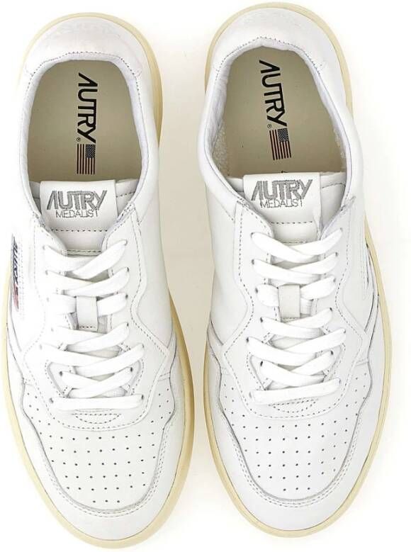 Autry Witte Sneakers Wit Heren