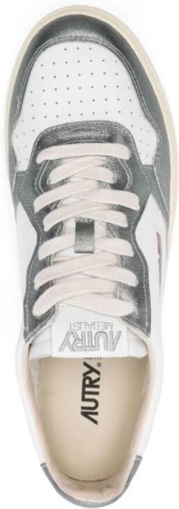 Autry Witte Stalen Lage Sneakers White Heren