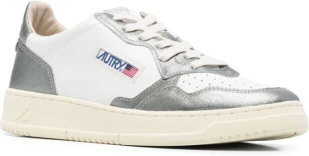 Autry Witte Stalen Lage Sneakers White Heren