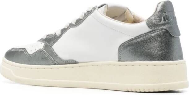 Autry Witte Stalen Lage Sneakers White Heren