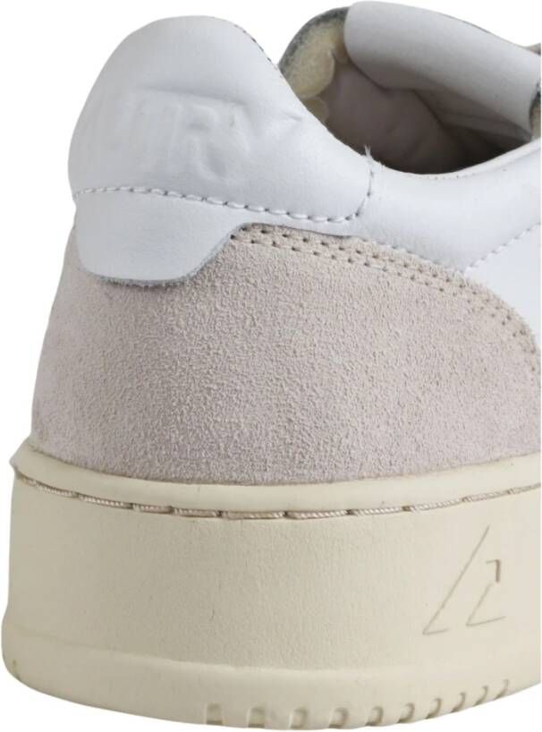 Autry Witte Suède Lage Schoenen White Dames