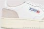 Autry Witte Suède Lage Sneakers White Dames - Thumbnail 3