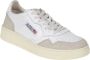 Autry Witte Suède Platte Schoenen White Heren - Thumbnail 2