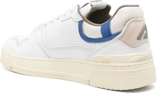 Autry Witte Vetersneaker met Geperforeerde Neus White Heren