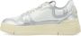 Autry Witte Zilveren Sneakers CLC Lage Top Gray Dames - Thumbnail 3