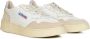 Autry Vintage Lage Leren Suède Sneakers Wit Lavendel White Dames - Thumbnail 7